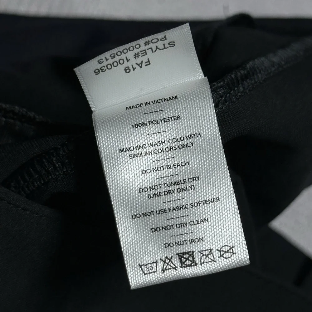 Rhone Commuter Pants Mens 32x31 Black Slim Fit Flat Front Stretch Casual Classic - Picture 6 of 14